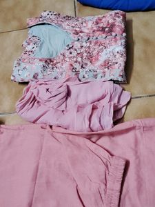 3piece Nice Peach Color Dress