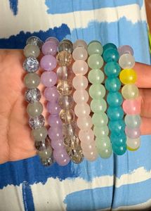 Assorted Beaded Bracelets - Set of 7