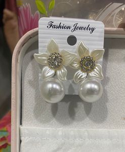 Elegant Pearl Drop Earrings