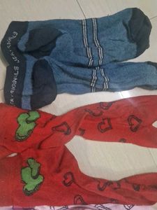 Assorted Cozy Socks Lot of 4