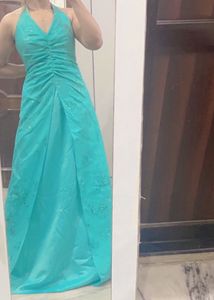 Beautiful Gown With Cape Look