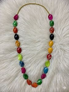 Bohemian Multi-Color Beaded Necklace