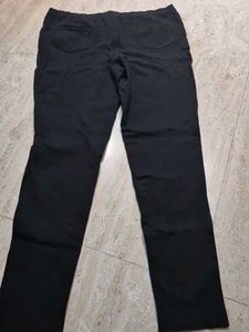 Classic Black Elastic Waist jeggings pants