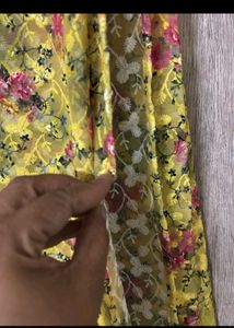 Beautiful Floral Print Saree