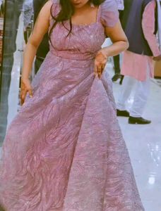 Stunning lavender Embellished Gown