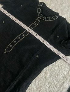Elegant Black Kurta Set with Dupatta