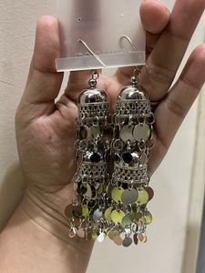 Oxidised Big Size Jhumka