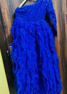 Stunning Blue Sequin Gown