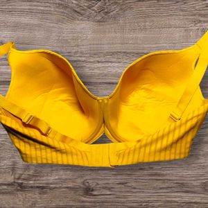 Next UK Stylish Yellow Padded Bra