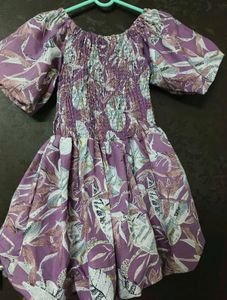 Floral Print Dress with belt