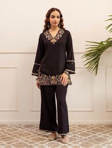 Floral Embroidered Co-ord Set