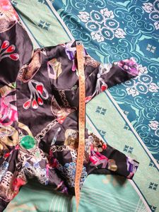 I. Vibrant Jewel Print Fit &amp; Flare Dress