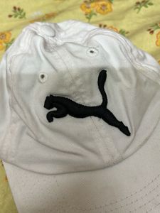 Puma White Baseball Cap