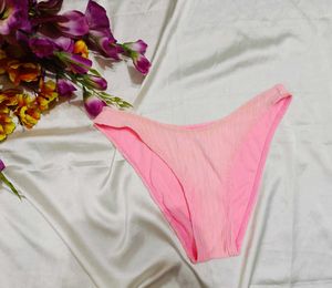 🇳🇿💫🎀Pink Textured Bikini Bottom
