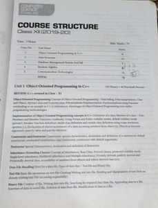 CBSE XII Computer Science Chapterwise Solved Paper