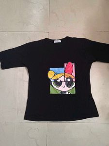 Cute Cartoon Print Tee