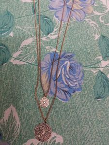Layered Coin Pendant Necklace