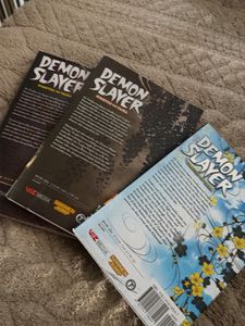 Demon Slayer Manga Volumes 1,2,3
