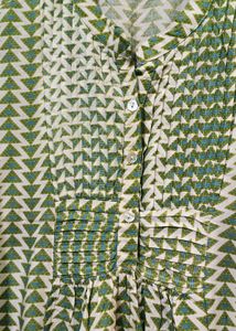 Stylish Geometric Print Tunic Top