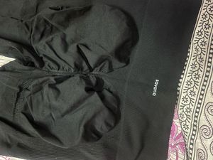 savana Black Athleisure Leggings