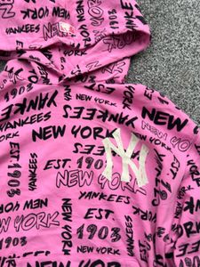 Pink Yankees Hoodie
