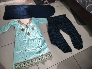 Light Blue Kurta Set with Dupatta