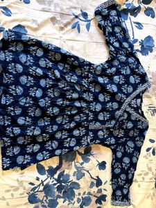Beautiful Indigo Block Print Kurta