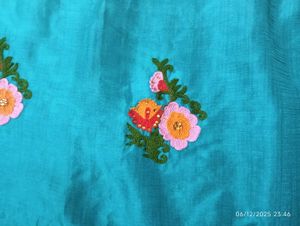 Elegant Embroidered Saree Blouse