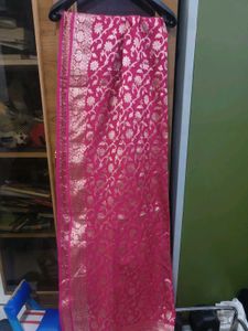 Beautiful Pink Kurta with Golden Print