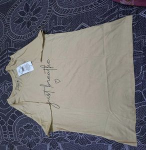 SHEIN "Just Breathe" Graphic T-Shirt