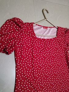 Red Top with hearts