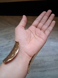 Hammered Metal Cuff Bracelet