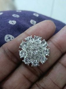designer rhinestone flower buttons