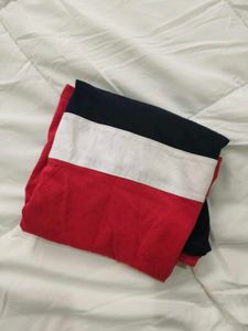 Colour block Strip tee 🎖️