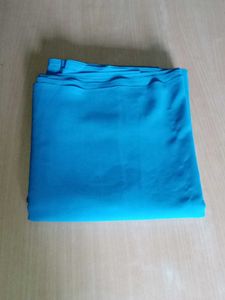 blue  saree Material Fabric
