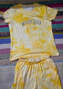 madame Tie and dye night suit