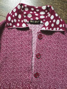 purple 💜 white 🤍 Sweater from Manali