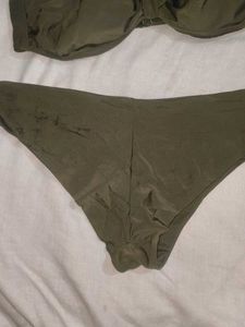 Olive Green Bikini Set