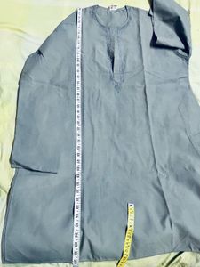 Men's Grey Kurta