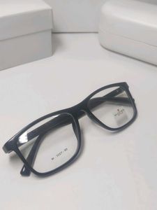 Stylish Black Rectangular Eyeglasses