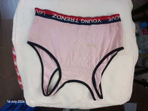 Pink Sports Bra with "Young Trendz" Detail