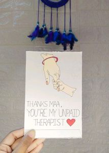 Handmade Mother's Day Card 😁🎀
