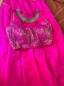 Pink Lehenga Choli Set