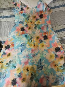 Stunning Floral Print Maxi Dress