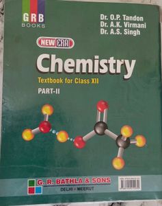 GRB Chemistry Textbook for Class XII Part-I and II