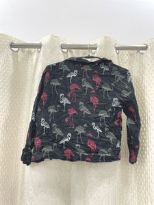 Funky Flamingo Print Shirt