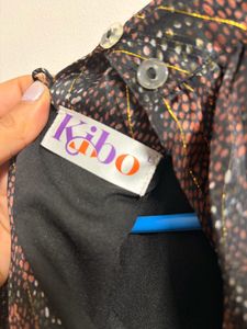 Vintage Kibo Sheer Blouse - L