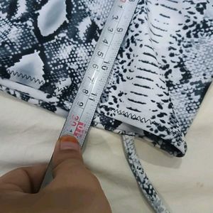 Snakeskin Print 34,36👗 Bikini Top