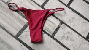 Maroon Bikini Bottom