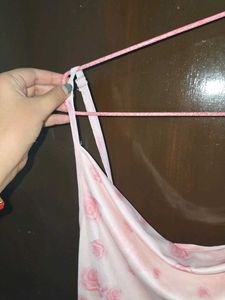 New with tag - Pink Mini Slip Dress fro